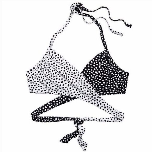 Victoria's Secret Pebble Dot The Wrap Bikini 34B - Picture 3 of 7